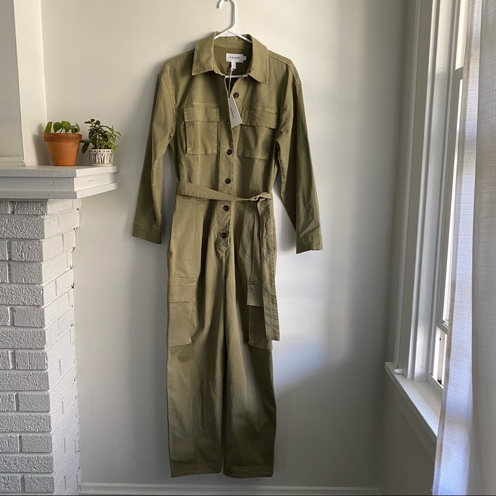 Frame Cargo Utility Jumpsuit w. Pockets